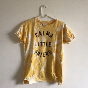 Yellow tee, Zara